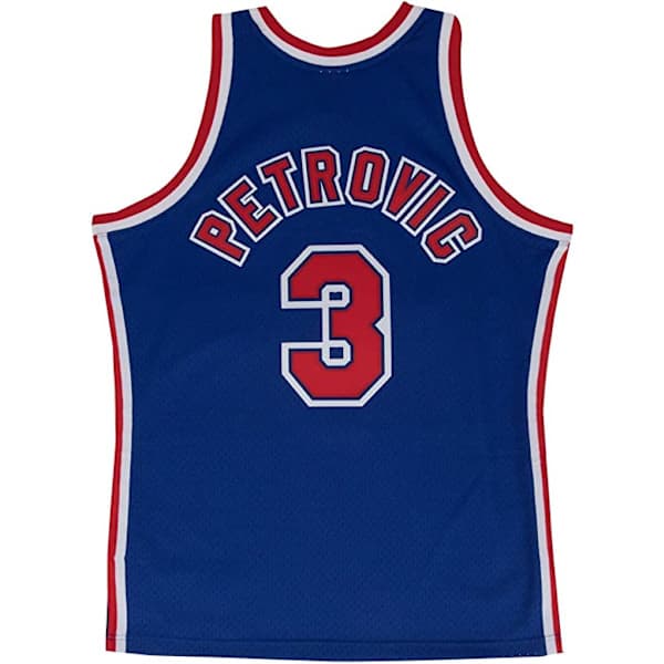 Mitchell & Ness New Jersey Nets Drazen Petrovic Swingman-tröja Royal M Royal M