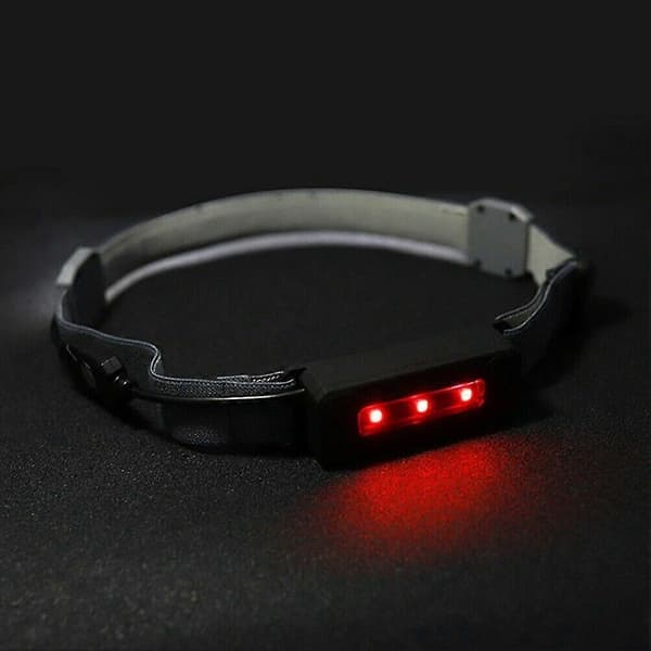 LED Hodelykt USB Oppladbar Vanntett Pannebånd Lommelykt For Utendørs Løping