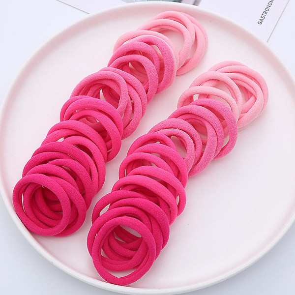 Hiuslenkit naisille, saumattomat hiusnauhat, poninhännän pidikkeet hiusasusteet tytöille, noin 100 kpl Style 3