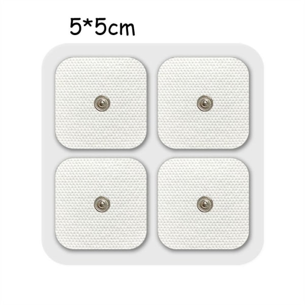 40 stk Snap Electrodes Pads TENS Unit Replacement Pads 3,5 mm 40 stk