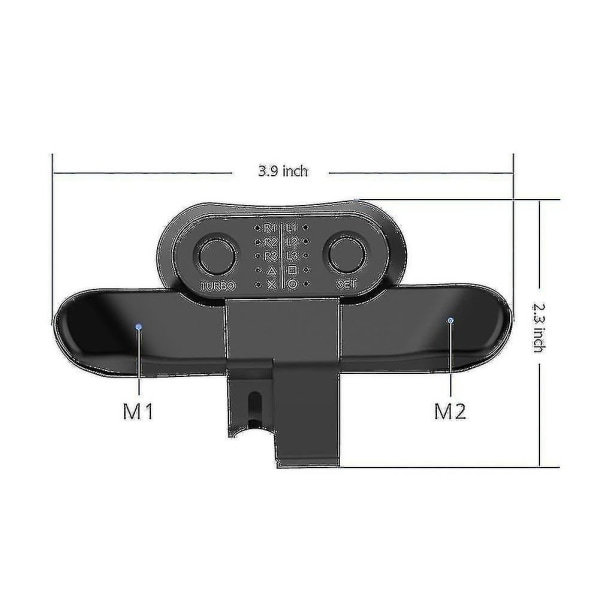 Udvidet Gamepad Tilbage Knap Vedhæftet Controller Paddles Til Ps4 (hy)