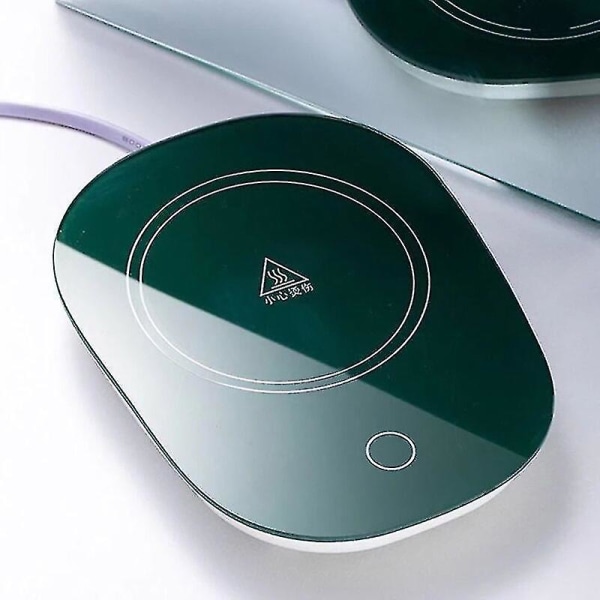 Kahvimuki Lämmitin Alusta Kuppi Lämmitin Alusta Vakio Lämpötila Lämmitys Usb Sähköinen Muki Matto Setti Maitoa Teetä Vettä Koti Toimisto Lahja Green Pad (No Cup)