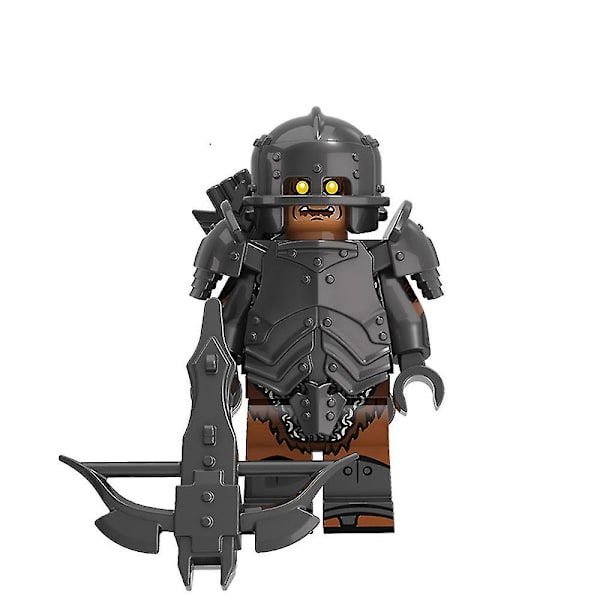 8 stk. The Lord Of The Rings-serien Minifigurer Byggesæt, Soldater Kriger Mini Actionfigurer Legetøj til Børn