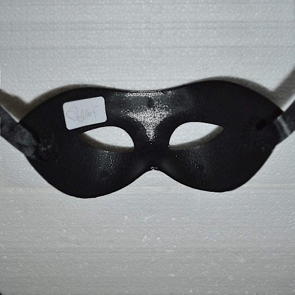 2023 Ny 2* Herremaske Sort Mat Klassisk Stil Venetiansk Maske, Maskerade, Burlesque Boldfest (sort One Size)