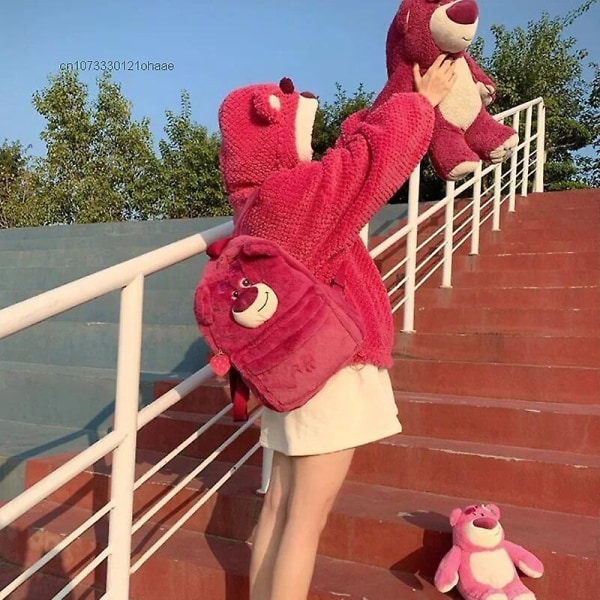 Disney Lotso Karhu Alien Sullivan Naiset Pehmoinen Reppu Y2k Makea Pehmeä Suuri Kapasiteetti Opiskelija Kirjakassi Piirretty Kawaii Tyttö Laukut A