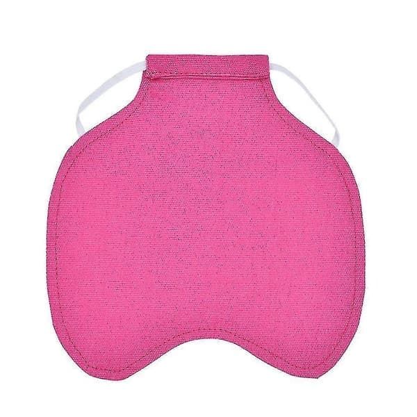 5-pakning Kyllingsal Kyllingforkle Fjærfikser Vingebeskytter Kyllingforkle Med Elastiske Stropper For Små Mellomstore Kyllinger Roserød Rose Red