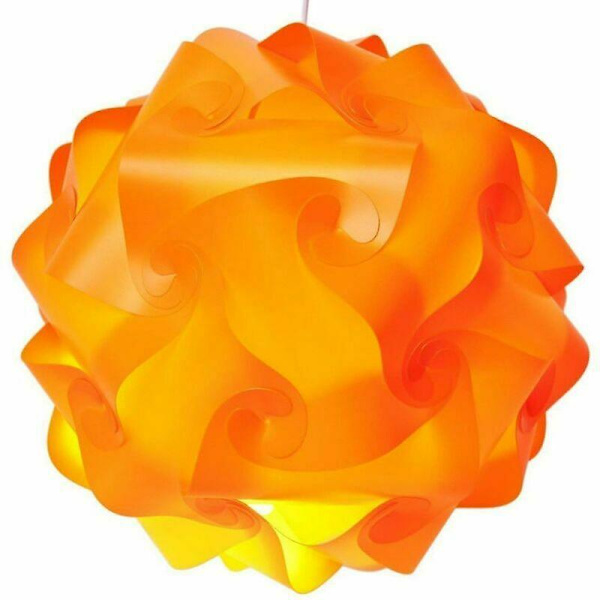 Lampe Shade Iq Legetøj DIY Samlet Puslespil Lys til Værelse Dekoration
