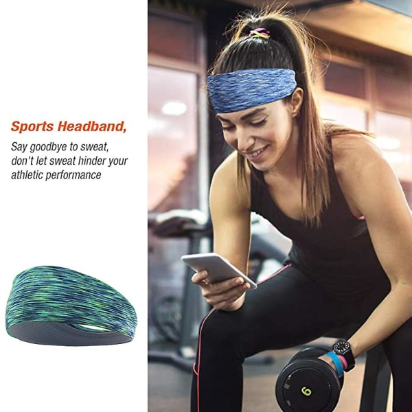 3 Pack Sweat Workout Pandebånd Kompatible med Mænd, Sport Køling Pandebånd