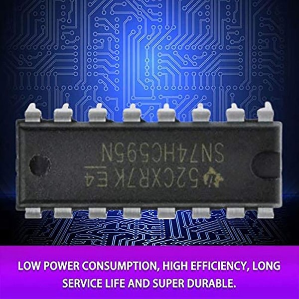 10 st IC 74hc595 74hc595n Sn74hc595n Dip-16 Logik-skiftregister