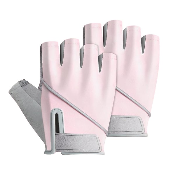 Gymhandskar, Lätta Andningsbara Fitnesshandskar, Sporthandskar För Träning Lyftning M pink