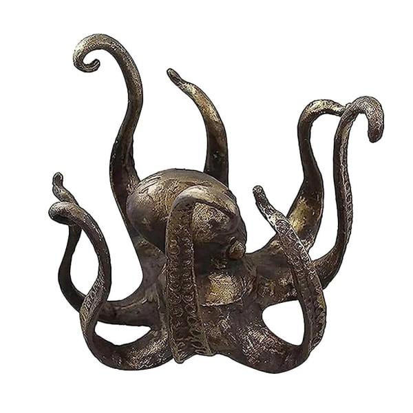 Octopus kaffekopholder, retro-stil harpiks blæksprutte kopholder, krus træ til retter, smykker Ha