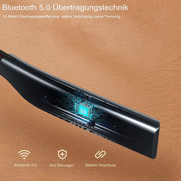 Bluetooth-urheilukuulokkeet korvassa, urheilun bluetooth-kuulokkeet mikrofonilla
