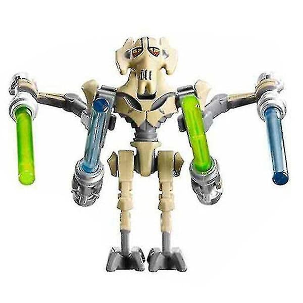 2 stycken Star Wars Mini Figurer General Grievous Actionfigurer Leksak