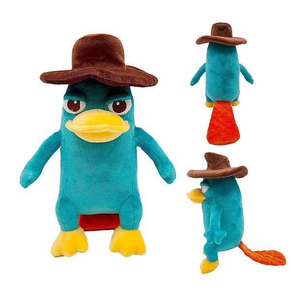 Hotsalg Perry Platypus med Hat Dukke Platypus Teri Figur Dukke