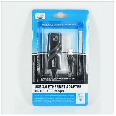 USB Ethernet-adapter, automatisk understøttelse af MDIX USB3.0 Gigabit til RJ45 netværkskort, eksternt USB-netværkskort til tablet-pc