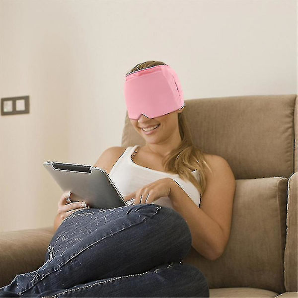 Migræne lindringshat kold terapi cap hoved wrap kold komprimering hovedpine lindring cap