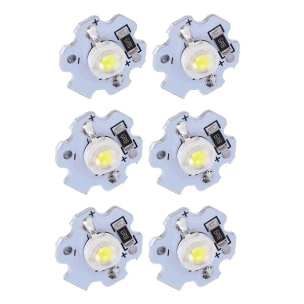 25 st 5V LED-chips 200LM 1W hög effekt LED-lampor pärlor för DIY belysningsarmaturer