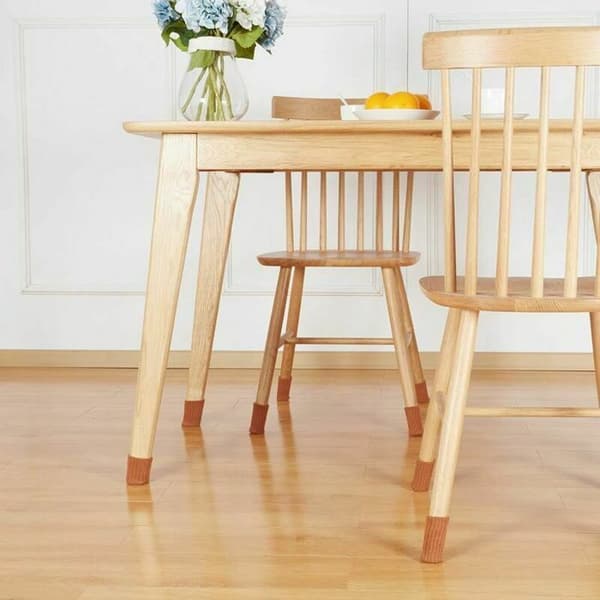 24 stk. sklisikre stolbensokker, forhindrer riper og reduserer støy, (brun) 74 cm