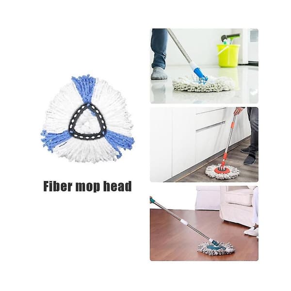 Reservedeler Tilbehør Passer Til O- Swivel Triangular Mop Mikrofiber Rengjøring Mop Kluter