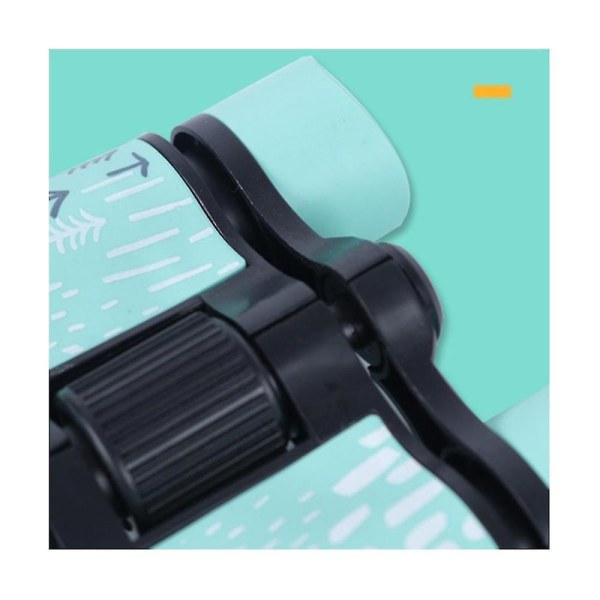 Barneteleskop 4 X 30 farget gummihåndtak Anti-skli Barnelekekikkert Gaver utendørs(