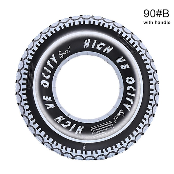 Lasten Aikuisten Puhallettava Uimarengas Donitsi Kumirengas Kelluke Ranta Allas Lelu 90# with handle