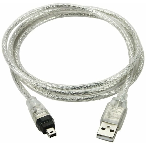 USB-han til Firewire IEEE 1394 4-polet han iLink-adapterkabel til Sony DCR-TRV75E DV
