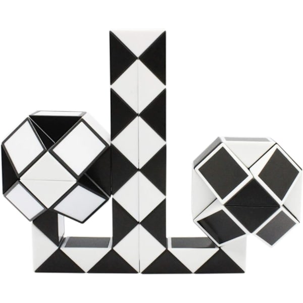 Magic Snake Cube Twist Puzzle 72 kilar Sensorisk Fidget Sock S