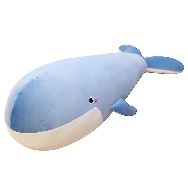 Valaan pehmolelu Söpö Suuri Valas Pehmoinen Meri Valtameri Tyyny Lelut Super Pehmeä Blue