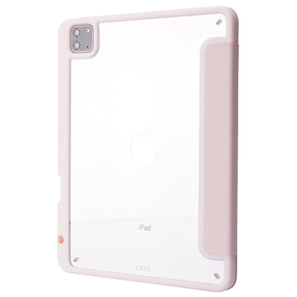 Fodral till iPad Pro 13 (2024) Origami Ställ Läder Tabletskydd med Auto Wake / Sleep - Rosa Multicolor Pink