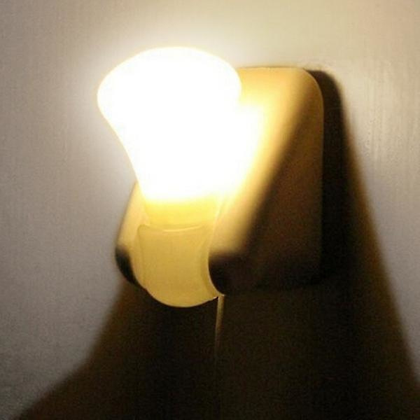 Bærbar Trækledning LED Pære Skab Skab Lampe Natlys Batteridrevet Selvklæbende Væglampe Gang Soveværelse Belysning