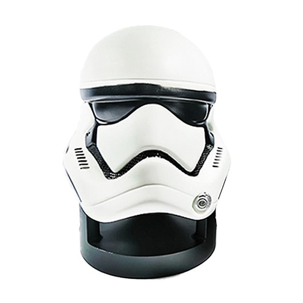 Bærbar trådløs Star War Figur Model Bluetooth-kompatibel højttaler Desktop Sound Box Gave White