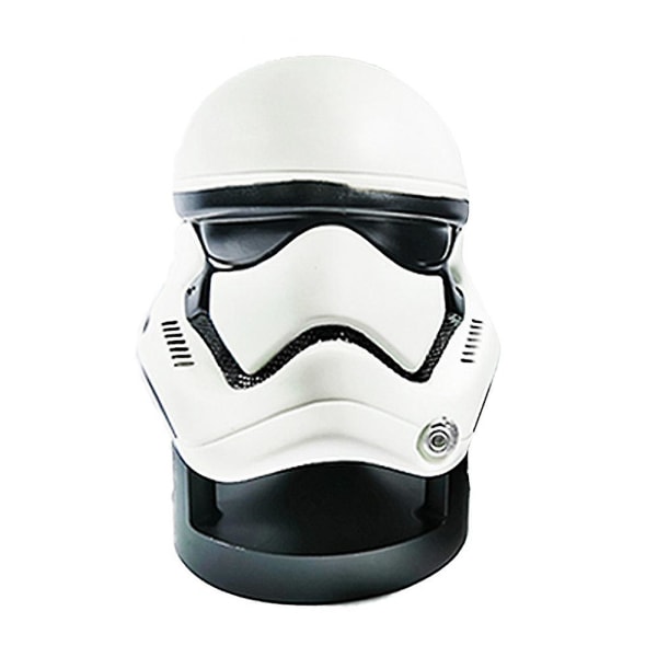 Bärbar trådlös Star War-figurmodell Bluetooth-kompatibel högtalare skrivbordsljudlåda present White