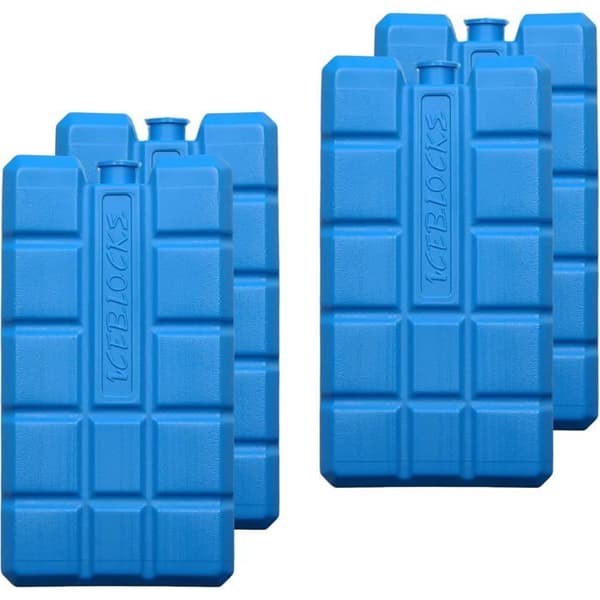 8 stk. køleelementer til isolerede tasker - køleblokke - 12 timers køling - ca. 200 ml pr. enhed - ca. 8,1 x 15,2 x 2,2 cm - til kølebokse