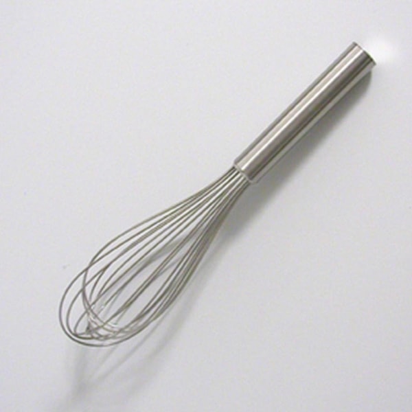 25 cm rustfritt stål Heavy Duty 8 Wire visp, sølv