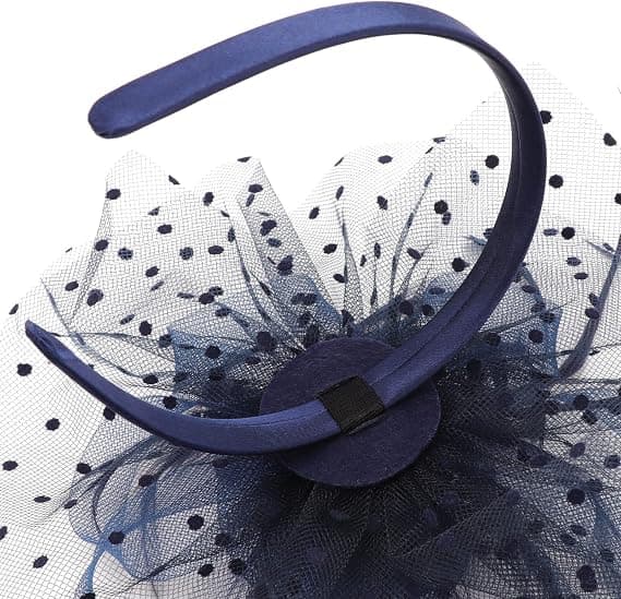 Hatt for kvinner Cocktail Tea Party Hodeplagg Blomst Mesh Bånd Fjær Hodebånd