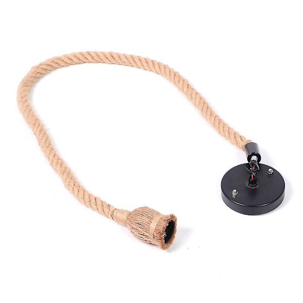 Innovativ Vintage E27 Hamperep Hengelampe Base For Stue Bar Dekorasjon 220v