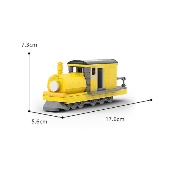 Choo-choo Charles Byggesæt Stor Størrelse Horrors Spil Spider Train Dyrefigurer Klodser Legetøj Til Børn Gave 1 Set Yellow Train(247pcs)