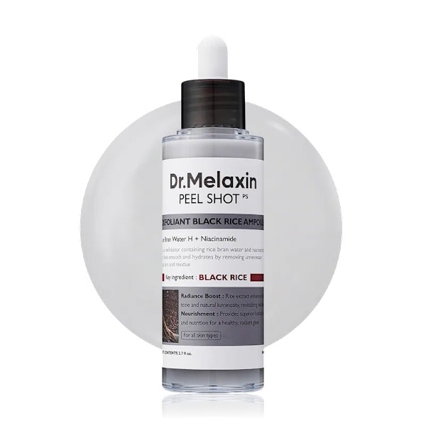 [LCS] Peel Shot Sort Ris Eksfolierende og Blødgørende Essens Sort ris Black rice