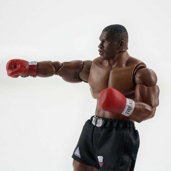 Mike Tyson Figur Bokser Med 3 Hovedskulpturer Actionfigur Samleobjekter Model