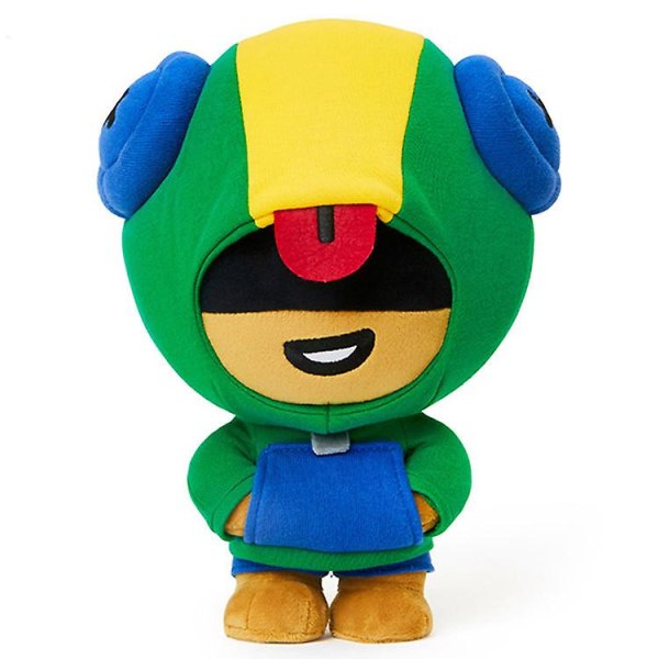 Tegneserie Brawl Spike Doll Periferi Plysj Leon Doll Hero Toy Figur Spill Gave 17*20*25cm al primo