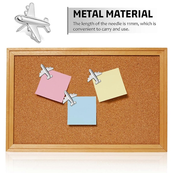 24 stk Fly Push Pins Metall Kart Stift Dekorative Push Pins Tommel Tacks Korktavle Push Pin Stick Pin