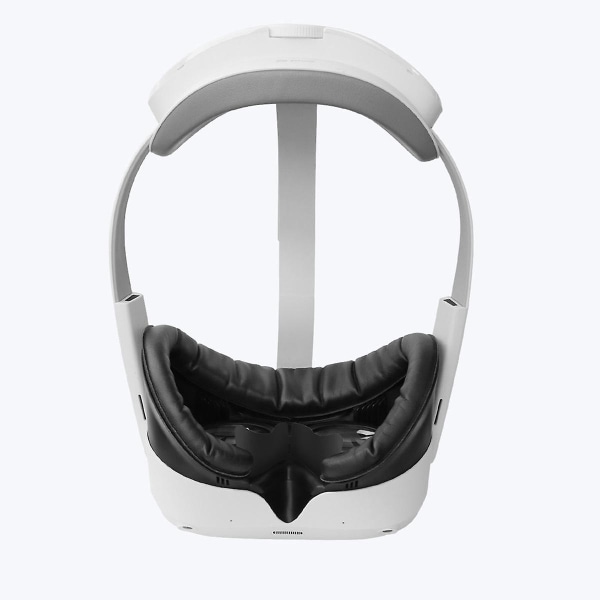 Lädermask för Pico 4 VR-hörlurar Lädermask Tvättbar Svettålig Läderansiktsöverdrag Ersättning