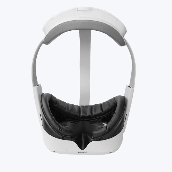 Lædermaske til Pico 4 Vr hovedtelefon Lædermaske Vaskbar Svedtæt læderansigtsbetræk Udskiftning