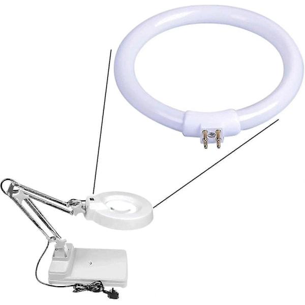 11w T4 Sirkulær Fluorescerende Pære Fluorescerende Pære 11w T4 Rund Lampe Tube Lysrør Forstørrelsesglass Lampe Tube
