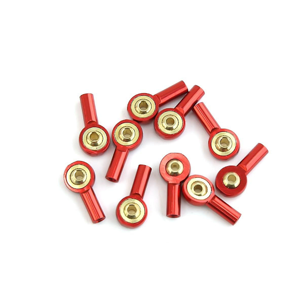 10 stk. Metal M2 Link Tie Rod End Ball Joint Buckle Styrestang Pushrod Tie Rod End Til Rc Bil Båd Upgr