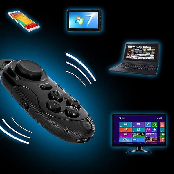 Trådløs VR-fjernkontroll Selfie-utløser Bluetooth-kompatibel Gamepad for iOS Android