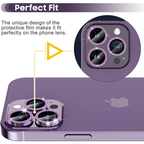 Beskyttelse for bakkamera for iPhone 14 Pro/14 Pro Max Photo Protecto