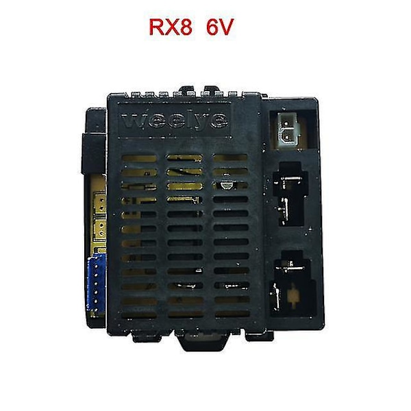 Elektrisk lekebil for barn med Bluetooth-fjernkontroll, kontroller med myk start-funksjon 2.4g Bluetooth-sender [xc] RX8 6V