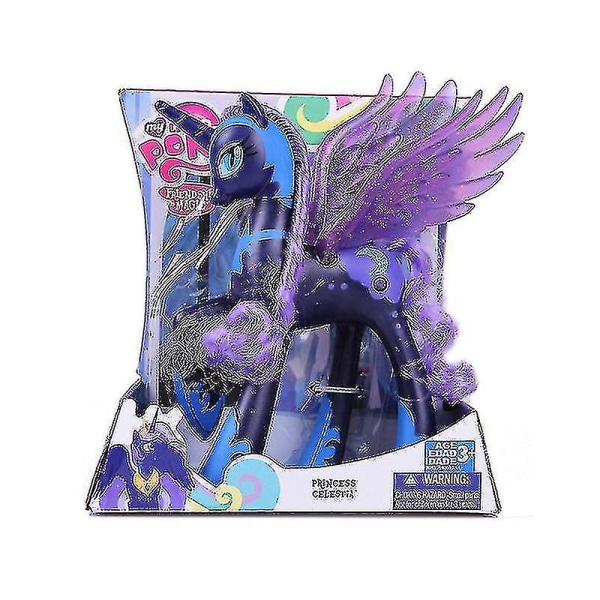 Uusi 22cm My Little Pony Friendship Is Magic Prinsessa Celestia Cadance Luna Action Figuurinukke Twilight with box