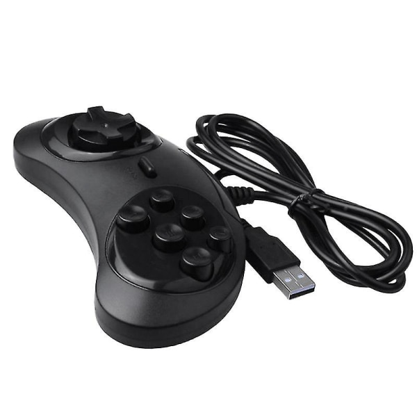 Usb Gamepad Spillkontroller 6 Knapper For Usb Spill Joystick Holder For Pc Drive Gamepads Hy